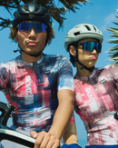 MENS JERSEY MOSAIC - BLUE