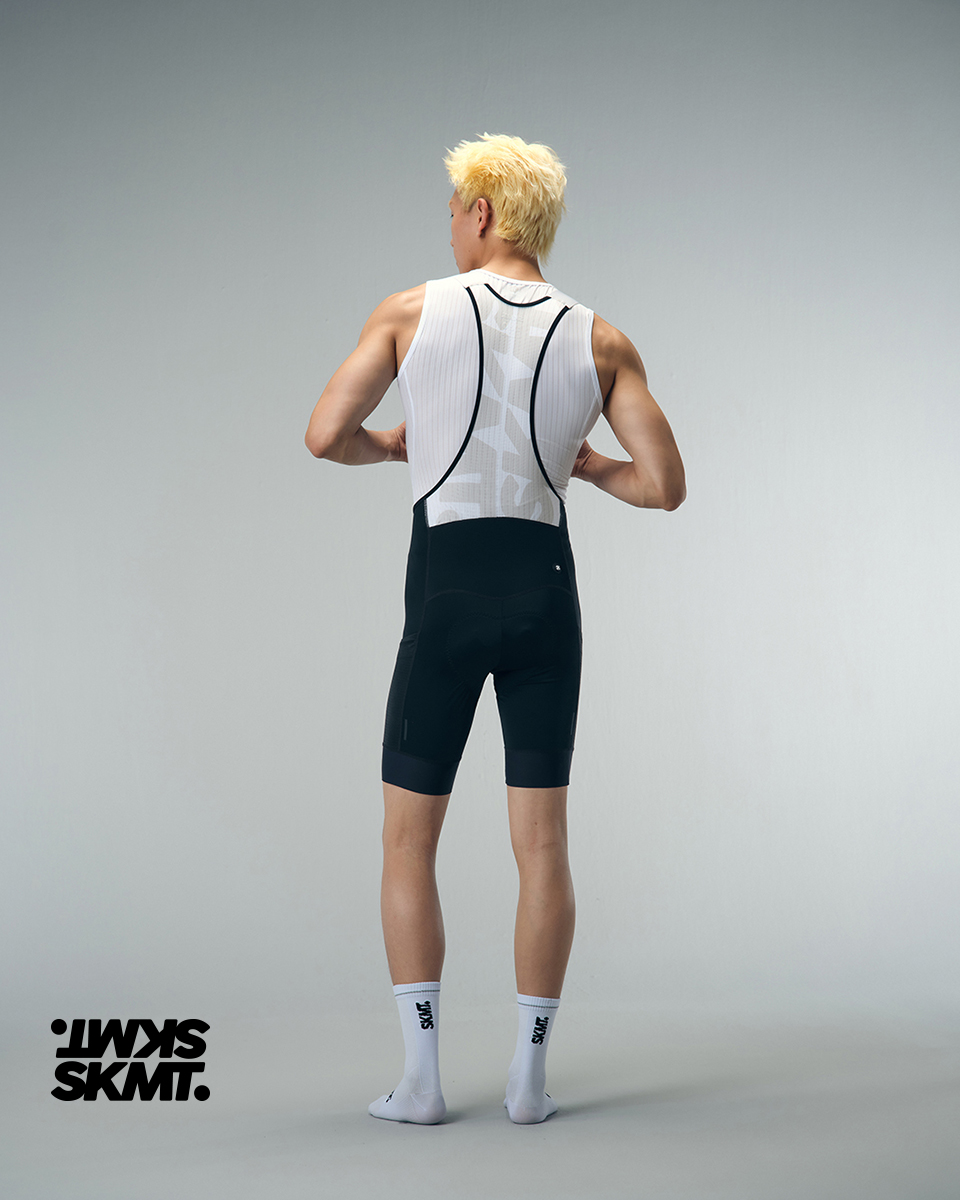 MENS BIB SHORTS MOTION UTILITY – BLACK
