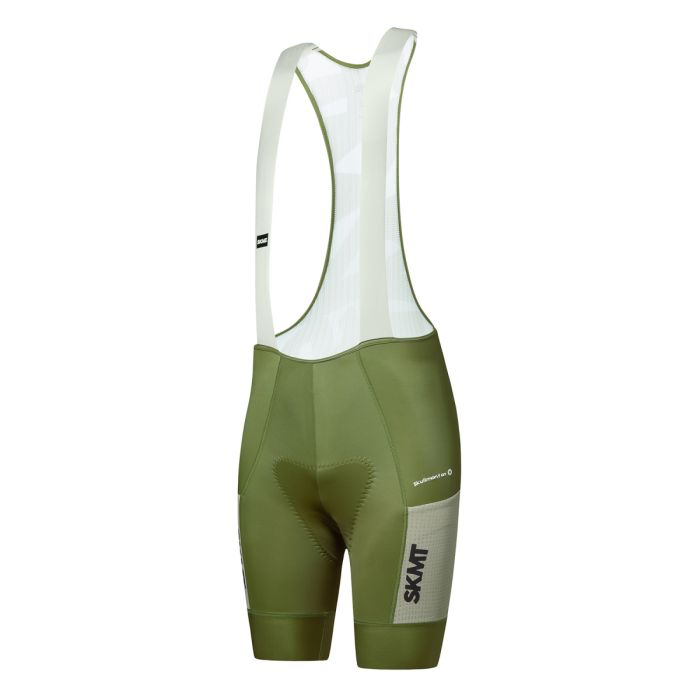MENS BIB SHORTS MOTION UTILITY – MUSTARD GREEN