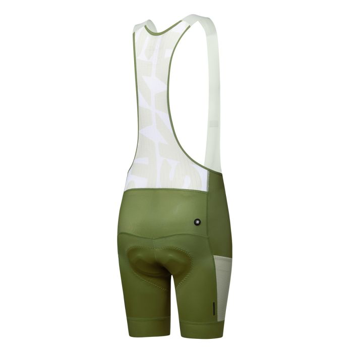 MENS BIB SHORTS MOTION UTILITY – MUSTARD GREEN