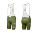 MENS BIB SHORTS MOTION UTILITY – MUSTARD GREEN