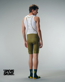 MENS BIB SHORTS MOTION UTILITY – MUSTARD GREEN