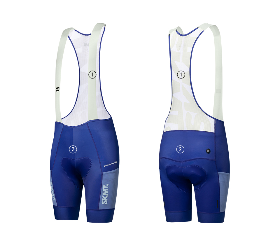MENS BIB SHORTS MOTION UTILITY – DEEP BLUE