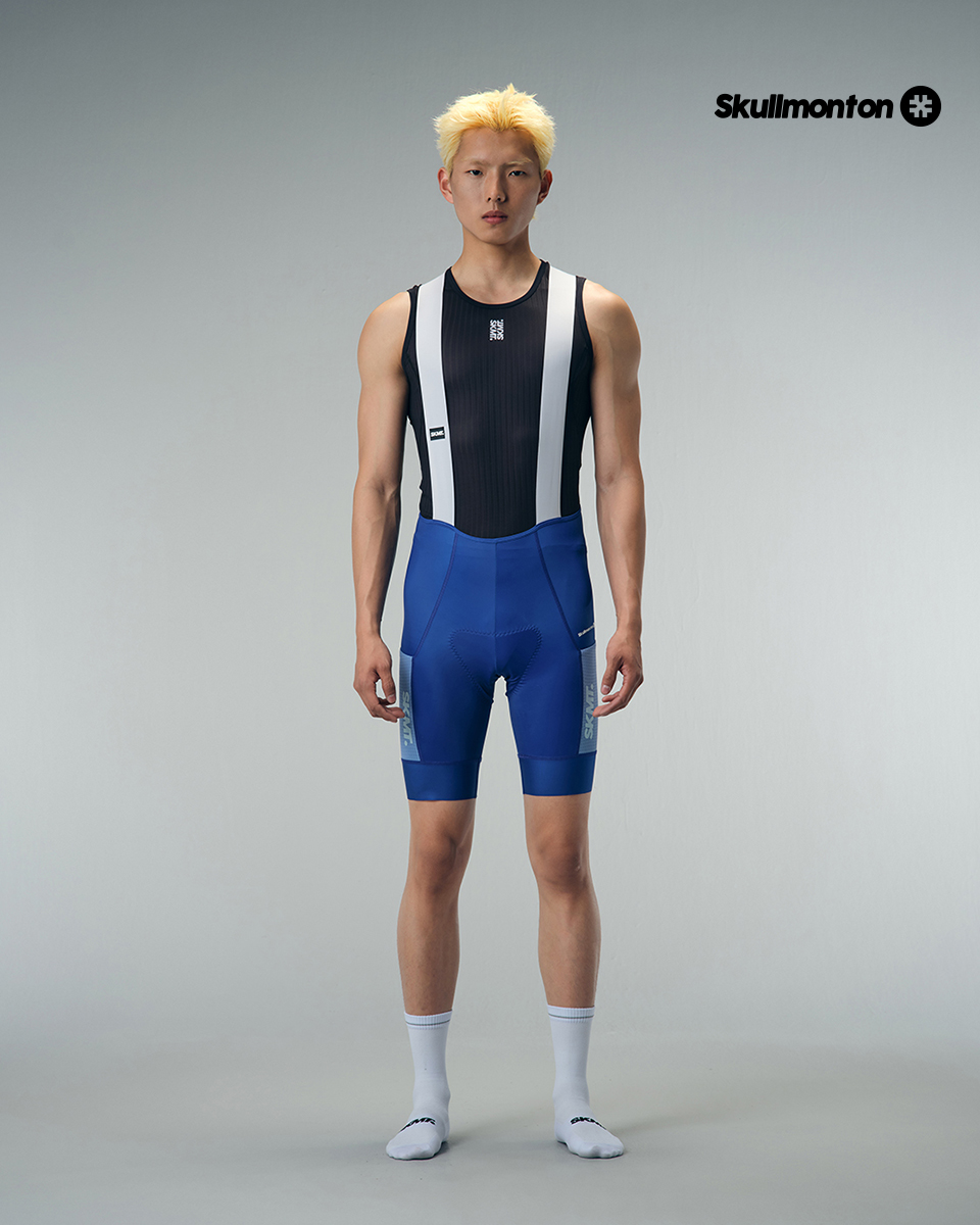 MENS BIB SHORTS MOTION UTILITY – DEEP BLUE