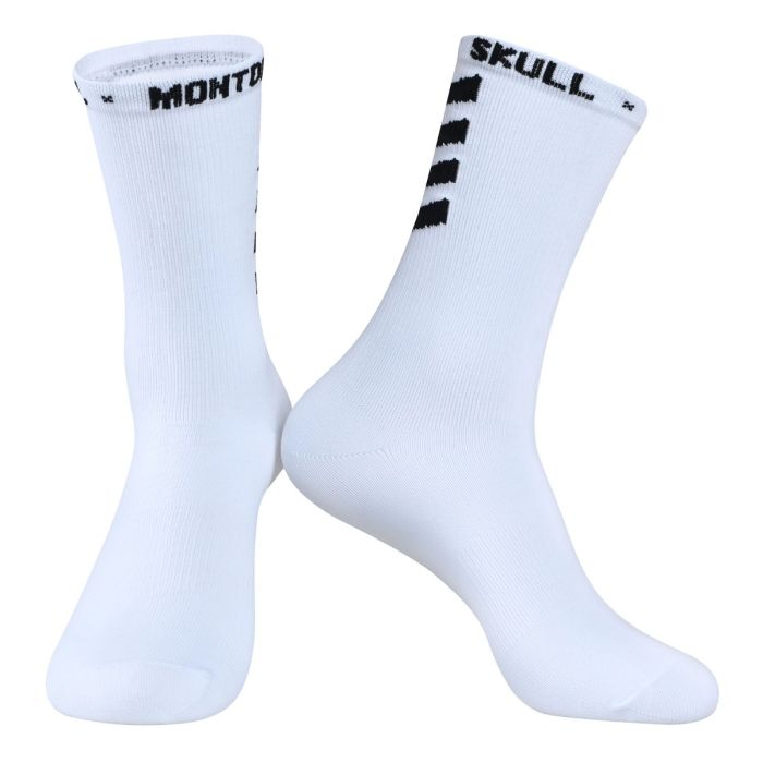 2023 SKULL MONTON WOMEN CYCLING SOCKS HOLIDAY III WHITE