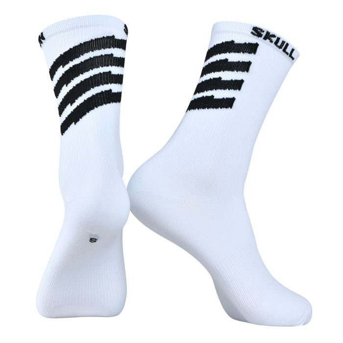 2023 SKULL MONTON WOMEN CYCLING SOCKS HOLIDAY III WHITE