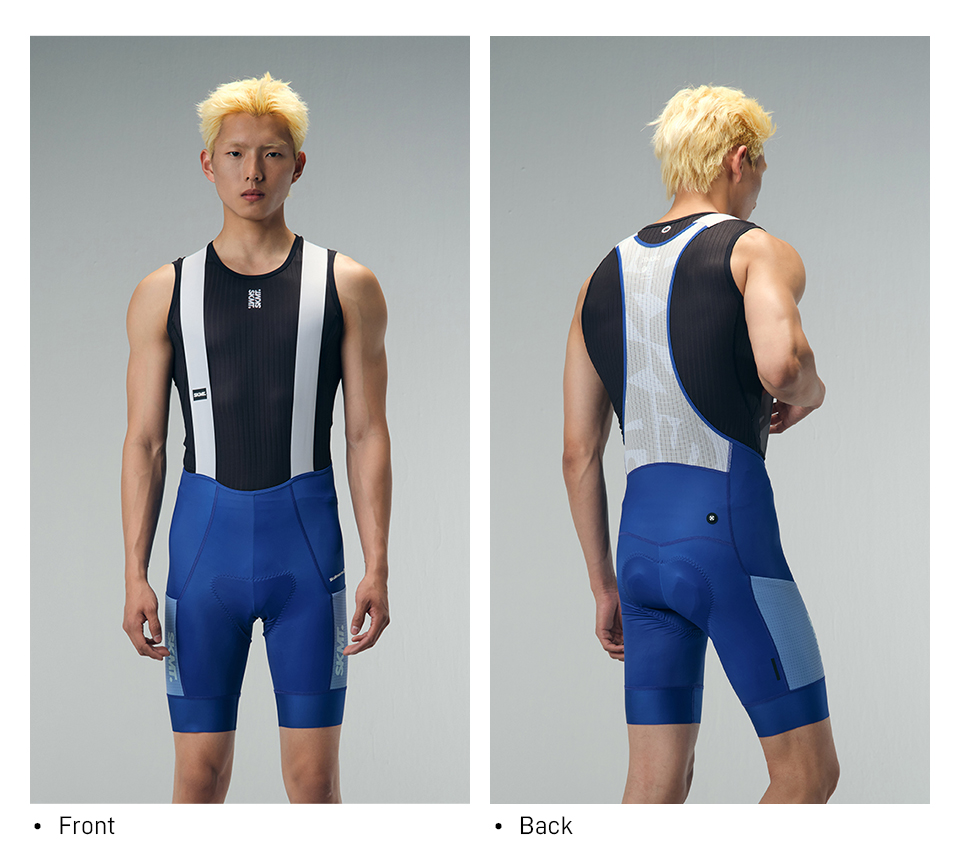MENS BIB SHORTS MOTION UTILITY – DEEP BLUE