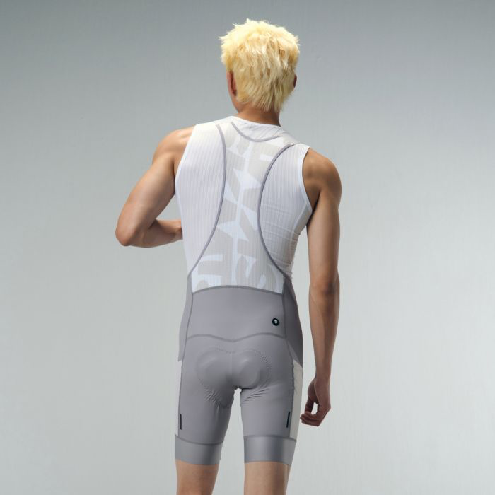 MENS BIB SHORTS MOTION UTILITY – ULTIMATE GREY