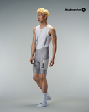 MENS BIB SHORTS MOTION UTILITY – ULTIMATE GREY