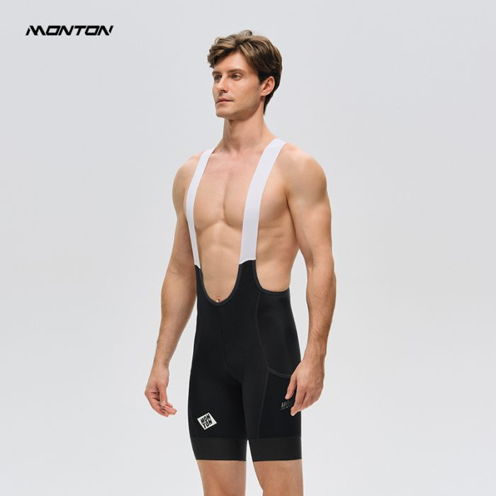 MENS BIB SHORTS CHASESUMMER BLACK