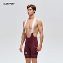 MENS BIB SHORTS CHASESUMMER BURGUNDY RED