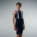 SKMT FLUX BLOCK BIB SHORTS MIDNIGHT BLACK