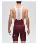 MENS BIB SHORTS CHASESUMMER BURGUNDY RED