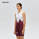 WOMENS BIB SHORTS CHASESUMMER BURGUNDY RED
