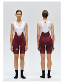 WOMENS BIB SHORTS CHASESUMMER BURGUNDY RED