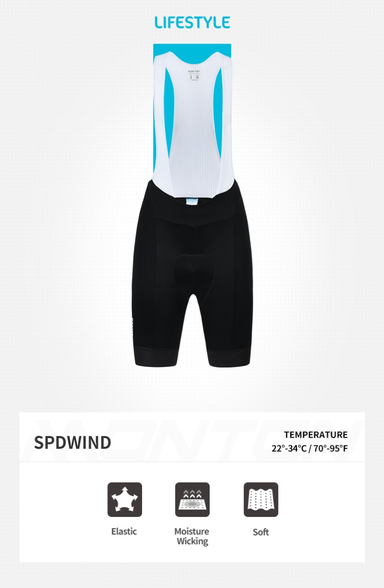 WOMENS CYCLING BIB SHORTS LIFESTYLE SPDWIND