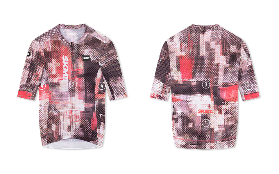 WOMENS JERSEY MOSAIC - PINK