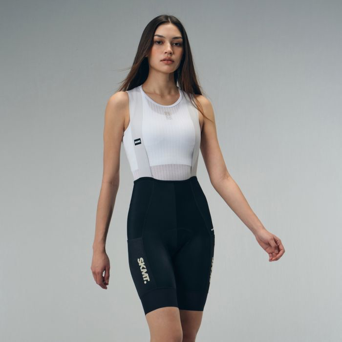WOMENS BIB SHORTS MOTION UTILITY – BLACK