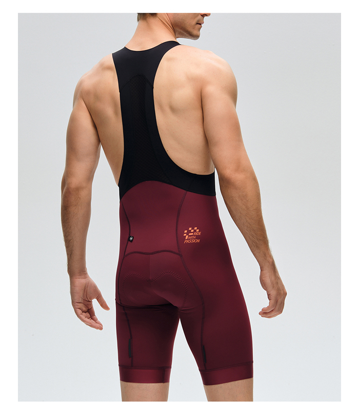 MENS BIB SHORTS DAYS INDIAN RED
