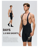 MENS BIB SHORTS DAYS BLACK