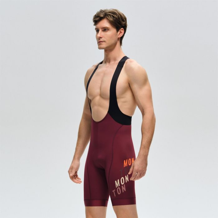 MENS BIB SHORTS DAYS INDIAN RED