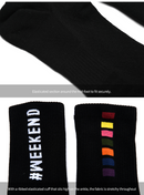 COTTON BLEND SOCKS BLACK WEEKEND II A