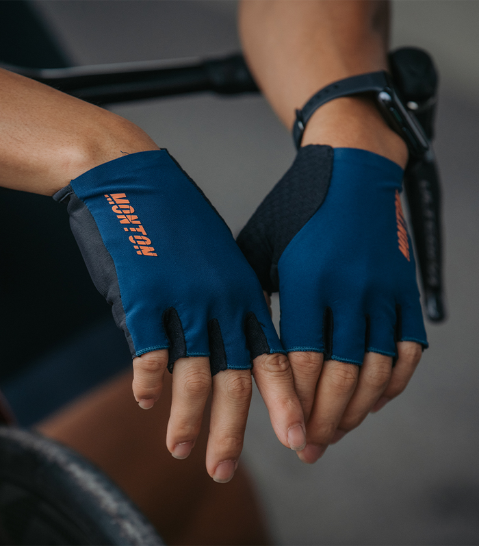 CYCLING GLOVES HALF FINGER SHADOW BLUE