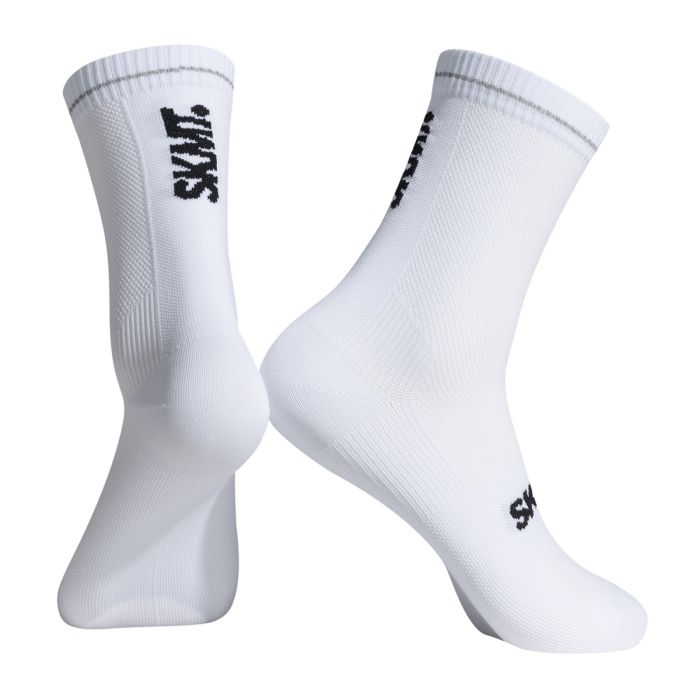 CYCLING SOCKS FLUX BLOCK - CHALK WHITE