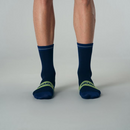 CYCLING SOCKS FLUX BLOCK - URBAN BLUE