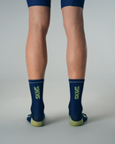 CYCLING SOCKS FLUX BLOCK - URBAN BLUE