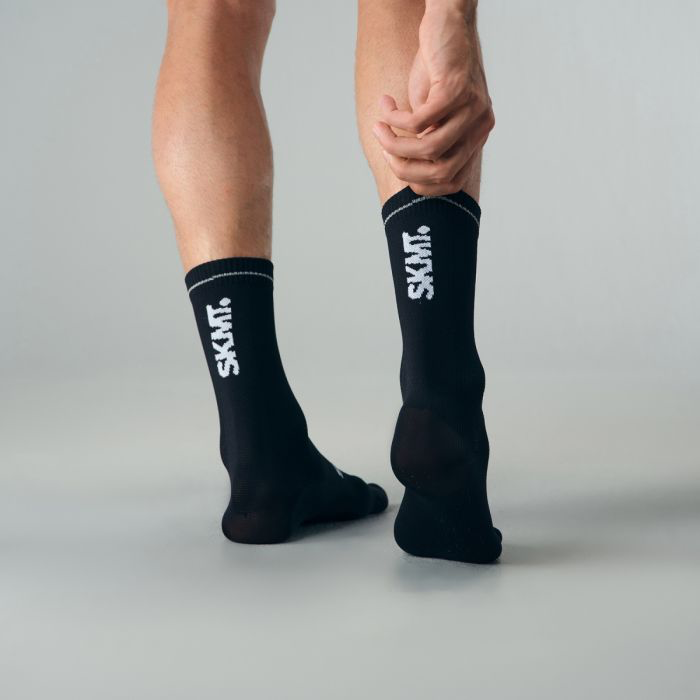 CYCLING SOCKS FLUX BLOCK - MIDNIGHT BLACK