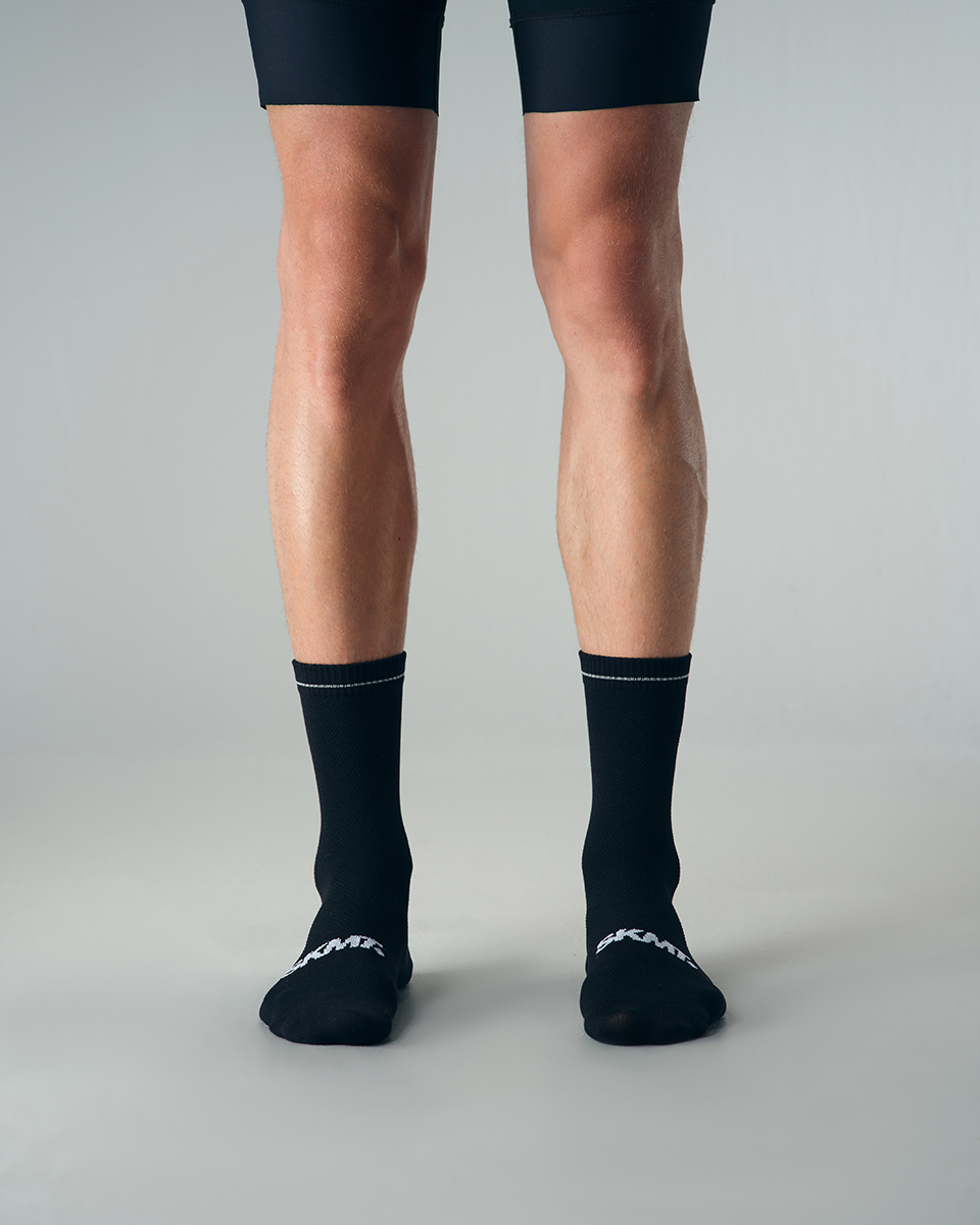 CYCLING SOCKS FLUX BLOCK - MIDNIGHT BLACK