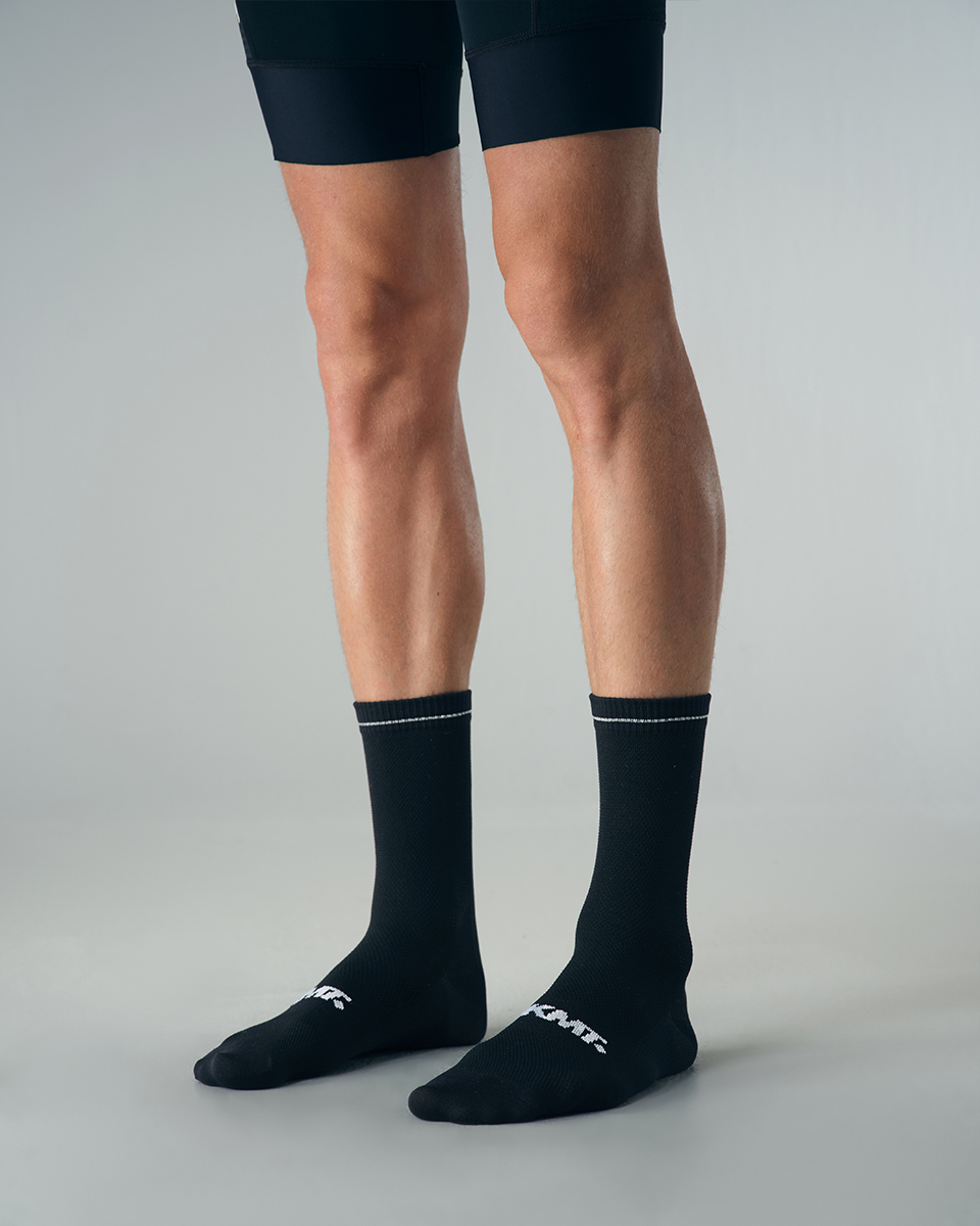 CYCLING SOCKS FLUX BLOCK - MIDNIGHT BLACK