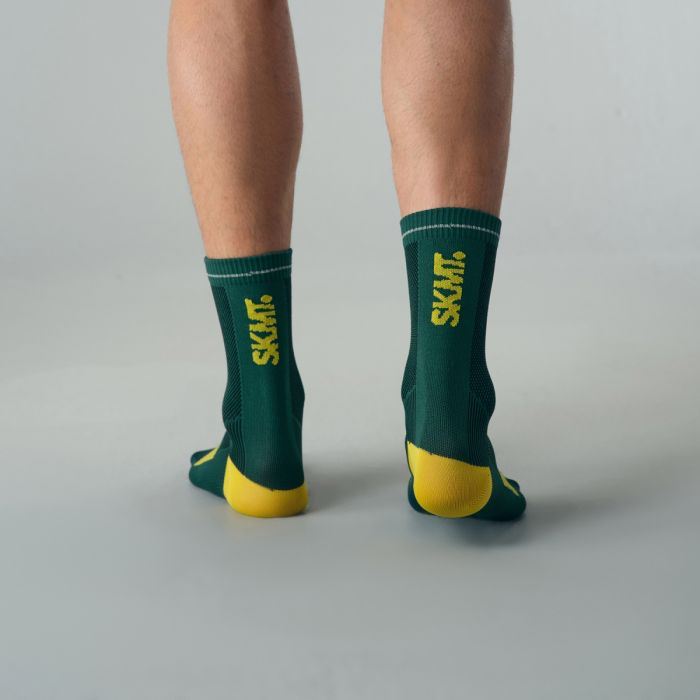 CYCLING SOCKS FLUX BLOCK - DEEP FOREST