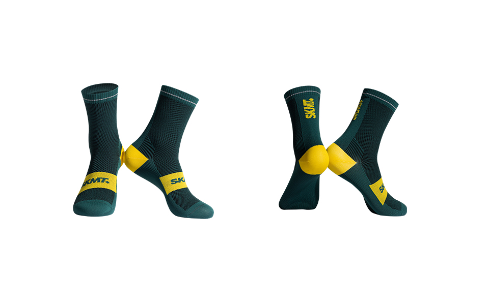 CYCLING SOCKS FLUX BLOCK - DEEP FOREST
