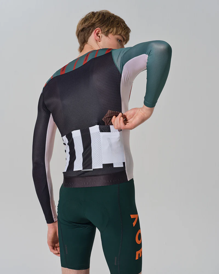 LONG SLEEVE JERSEY MENS - LINEA ARTE - MIDNIGHT PATCH