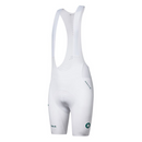 MENS BIB SHORTS FLUX BLOCK - CHALK WHITE