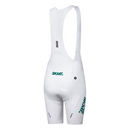 MENS BIB SHORTS FLUX BLOCK - CHALK WHITE