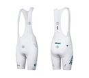 MENS BIB SHORTS FLUX BLOCK - CHALK WHITE