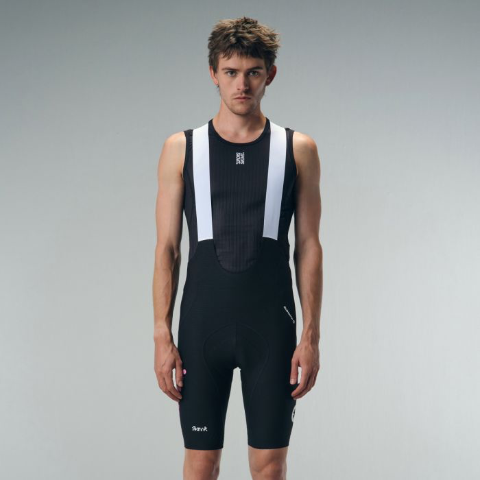 SKMT FLUX BLOCK BIB SHORTS MIDNIGHT BLACK