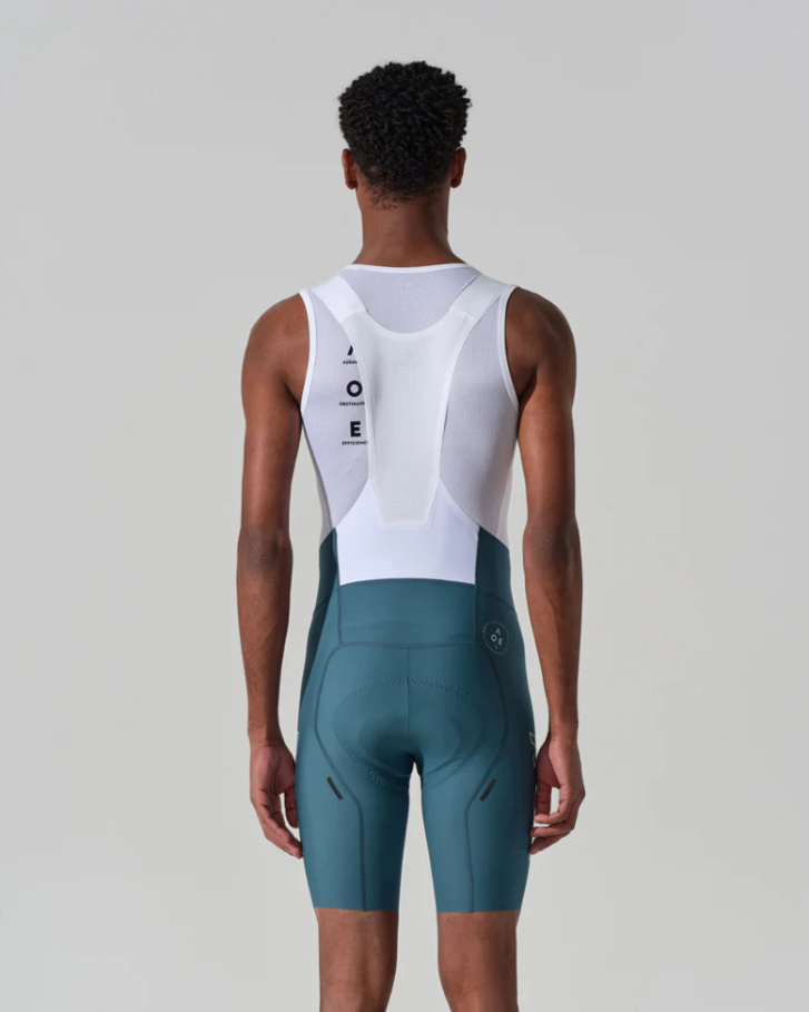 NUOVA LUNA II . MEN'S BIB SHORTS . DEEP AQUA BLUE