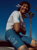 NUOVA LUNA II . MEN'S BIB SHORTS . DEEP AQUA BLUE