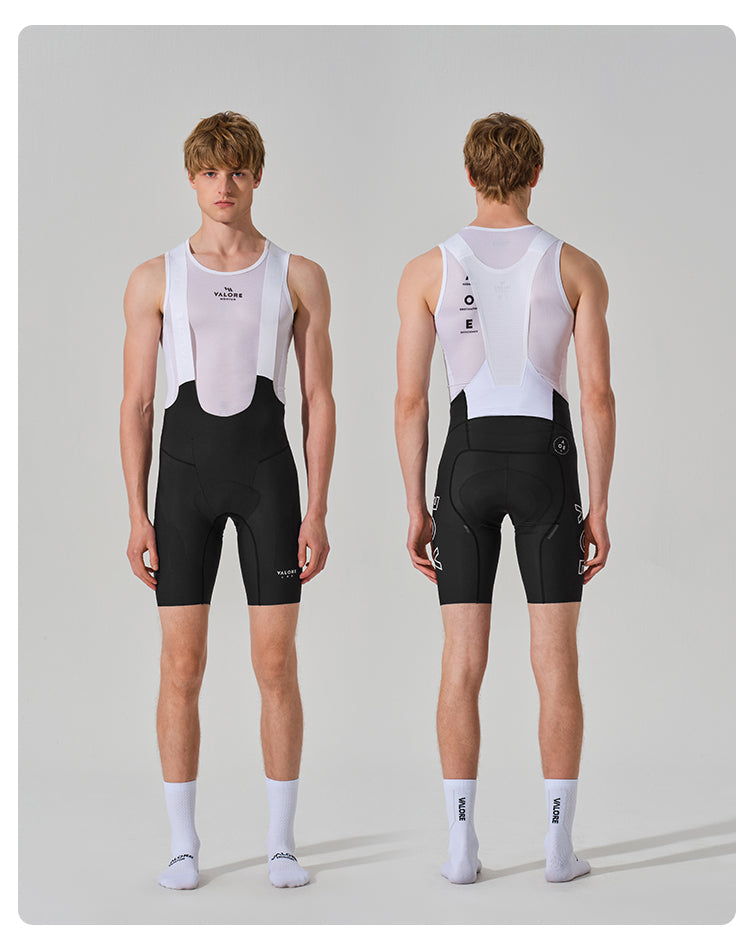 NUOVA LUNA II . MEN'S BIB SHORTS . MIDNIGHT BLACK