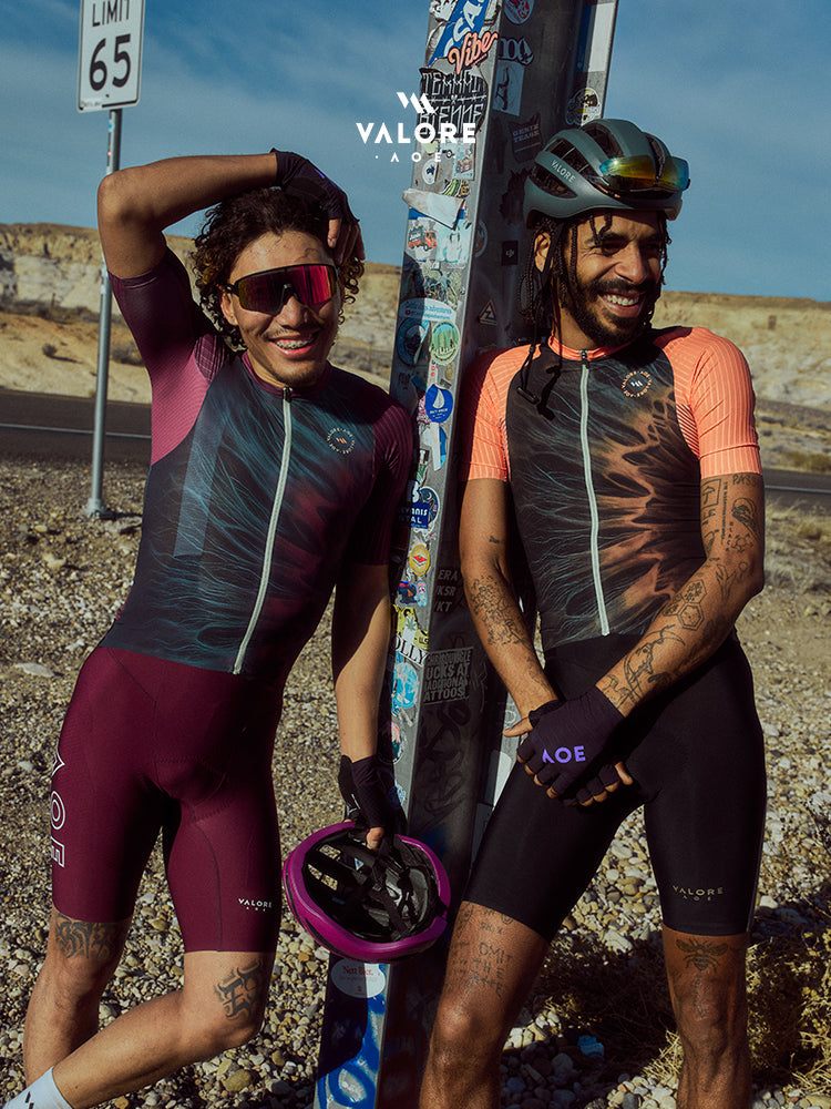 NUOVA LUNA II . MEN'S BIB SHORTS . PLUM PURPLE