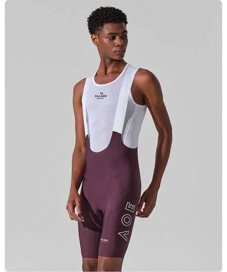 NUOVA LUNA II . MEN'S BIB SHORTS . PLUM PURPLE