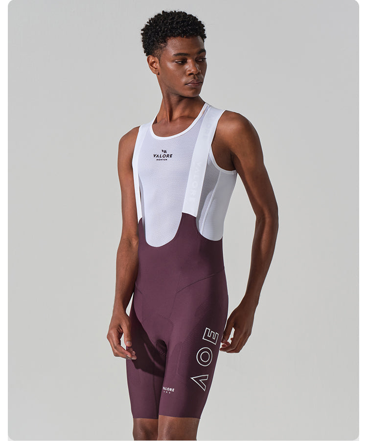 NUOVA LUNA II . MEN'S BIB SHORTS . PLUM PURPLE