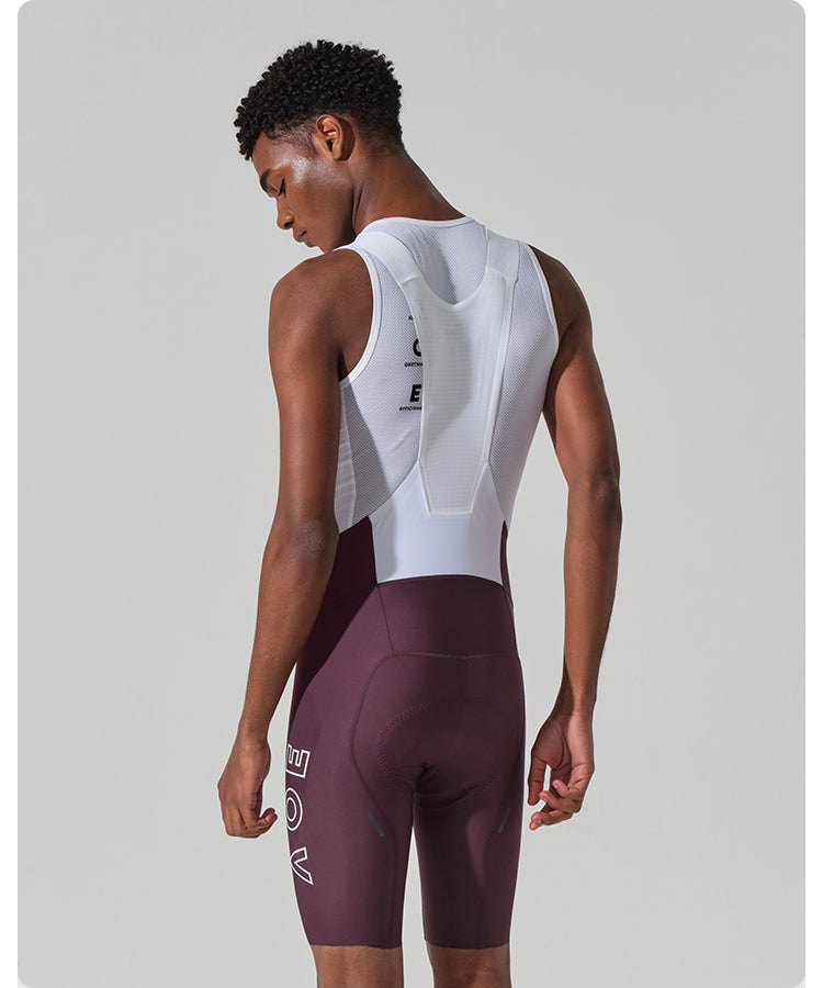 NUOVA LUNA II . MEN'S BIB SHORTS . PLUM PURPLE