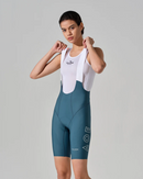 NUOVA LUNA II . WOMEN'S BIB SHORTS . DEEP AQUA BLUE