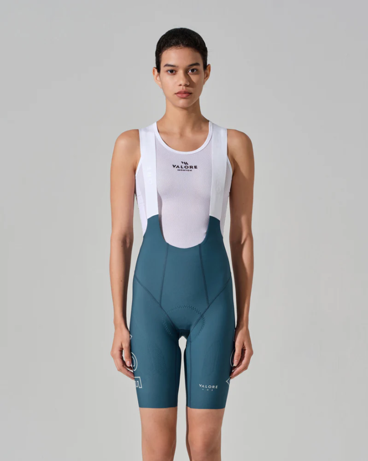 NUOVA LUNA II . WOMEN'S BIB SHORTS . DEEP AQUA BLUE