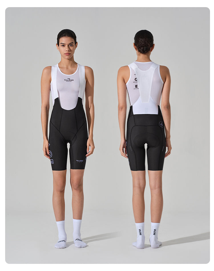 NUOVA LUNA II . WOMEN'S BIB SHORTS . MIDNIGHT BLACK